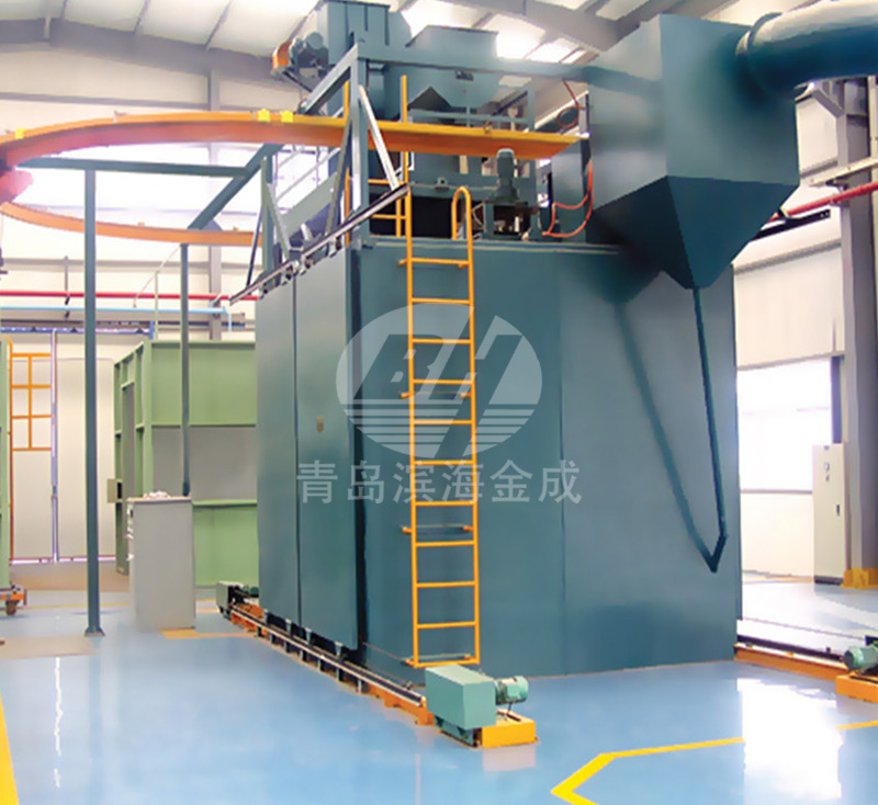 QT37系列環軌吊鉤通過式拋丸機